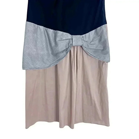 Paule Ka Rare Vintage Pink and Black Bow Dress Drop Waist Women's Size 6 - Picture 3 of 11